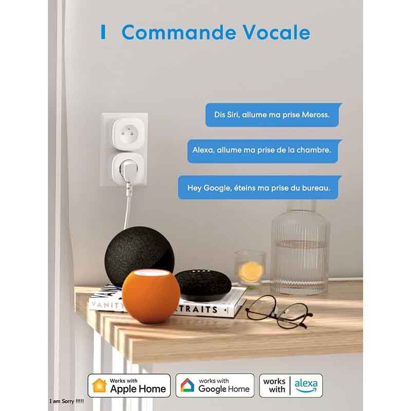 پریز برق هوشمند برند Meross MSS210HK(FR) — تصویر ۲