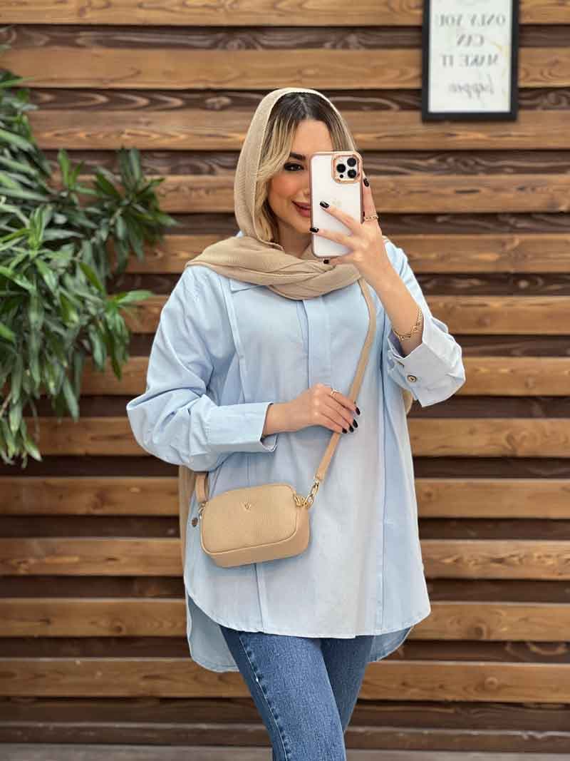 مانتو لینن جلو بسته کد 4292 — تصویر ۷