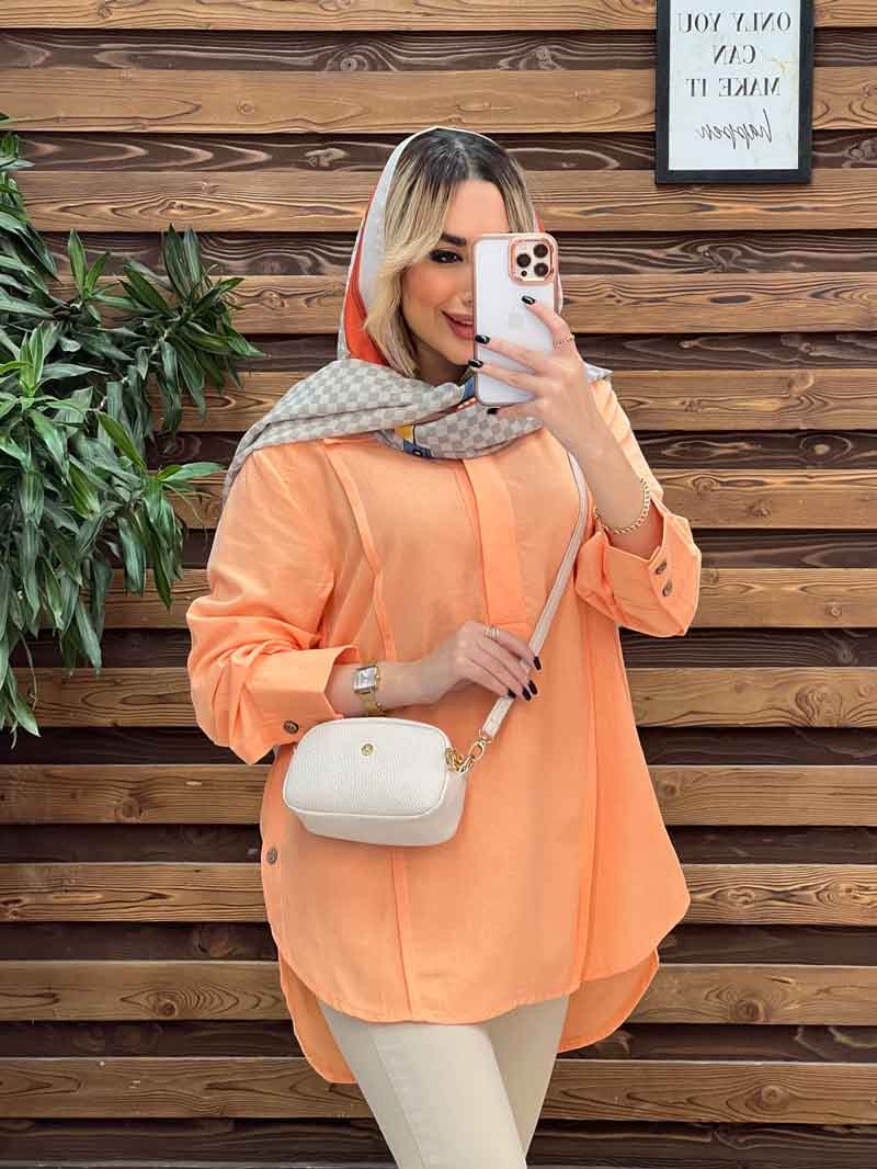 مانتو لینن جلو بسته کد 4292 — تصویر ۲