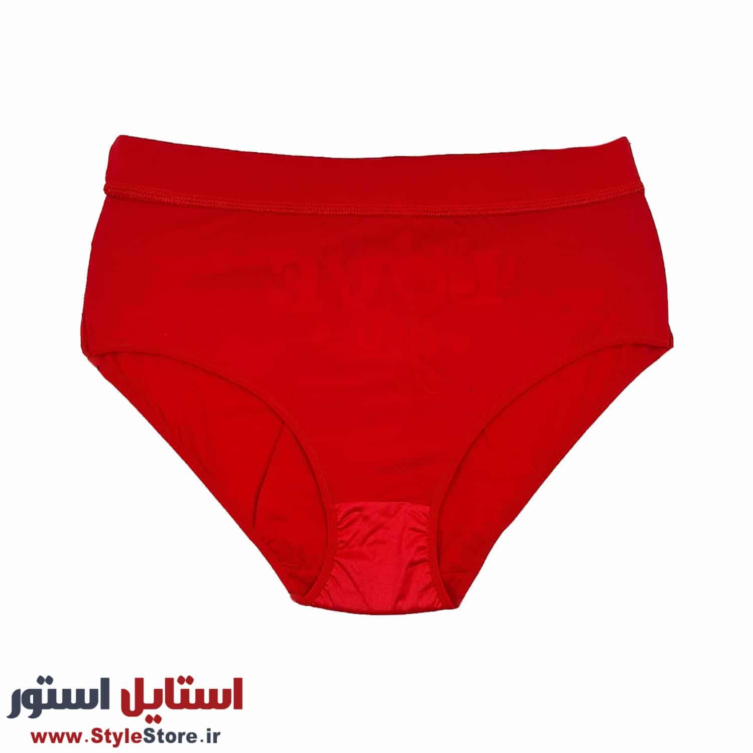 شورتکس زنانه مدل Make My Day کد 1366 رنگ قرمز — تصویر ۳