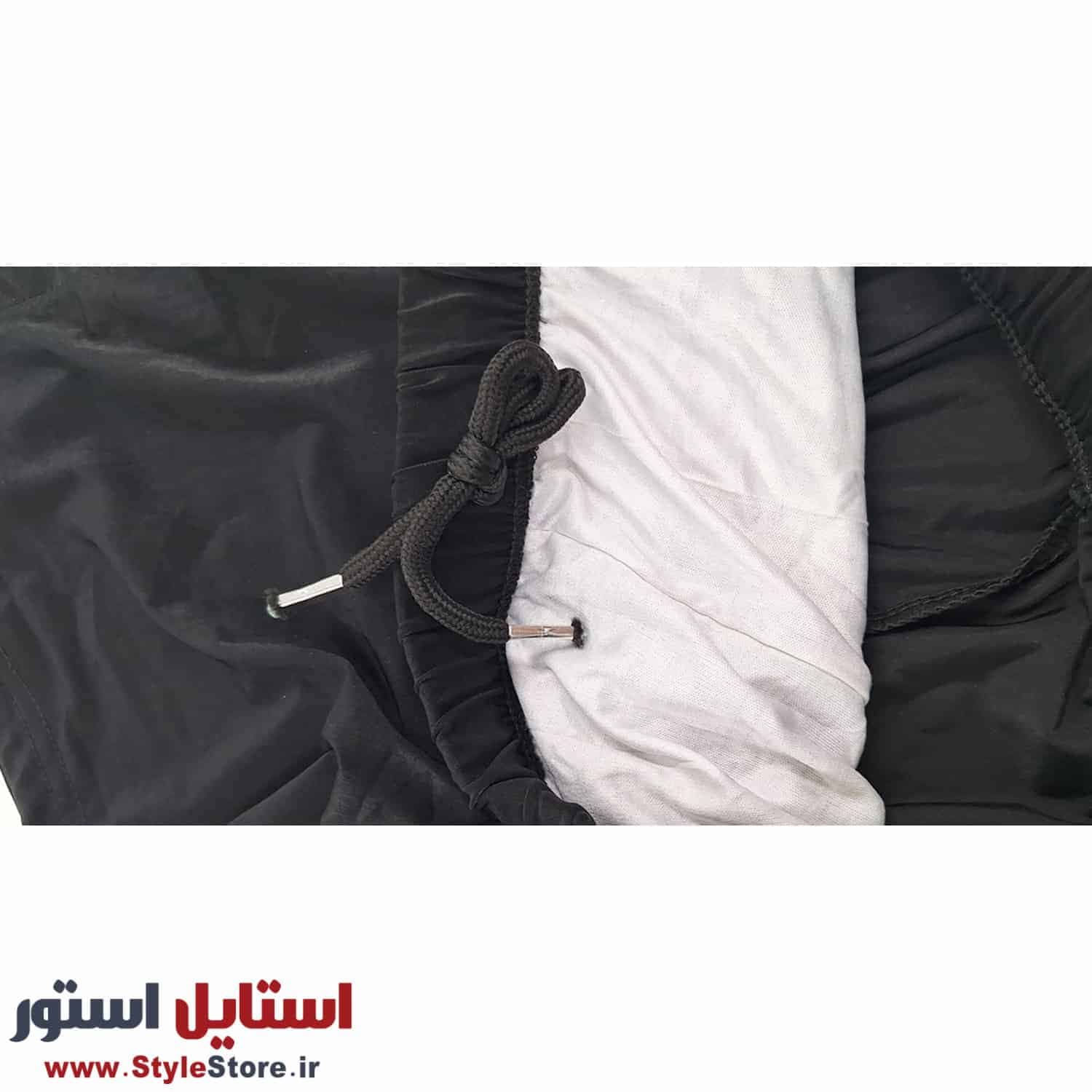 مایو مردانه مدل پادار سه خط زرد کد 1138 — تصویر ۳