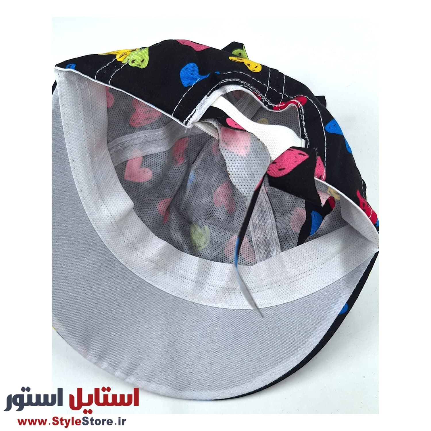 کلاه آفتابگیر بچگانه طرح قلب کد 1323 — تصویر ۳