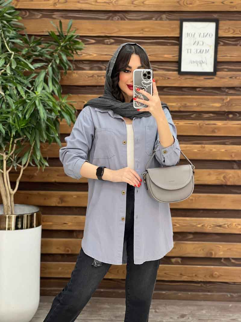 مانتو پایین هلال پشت پیله کد 3134 — تصویر ۵