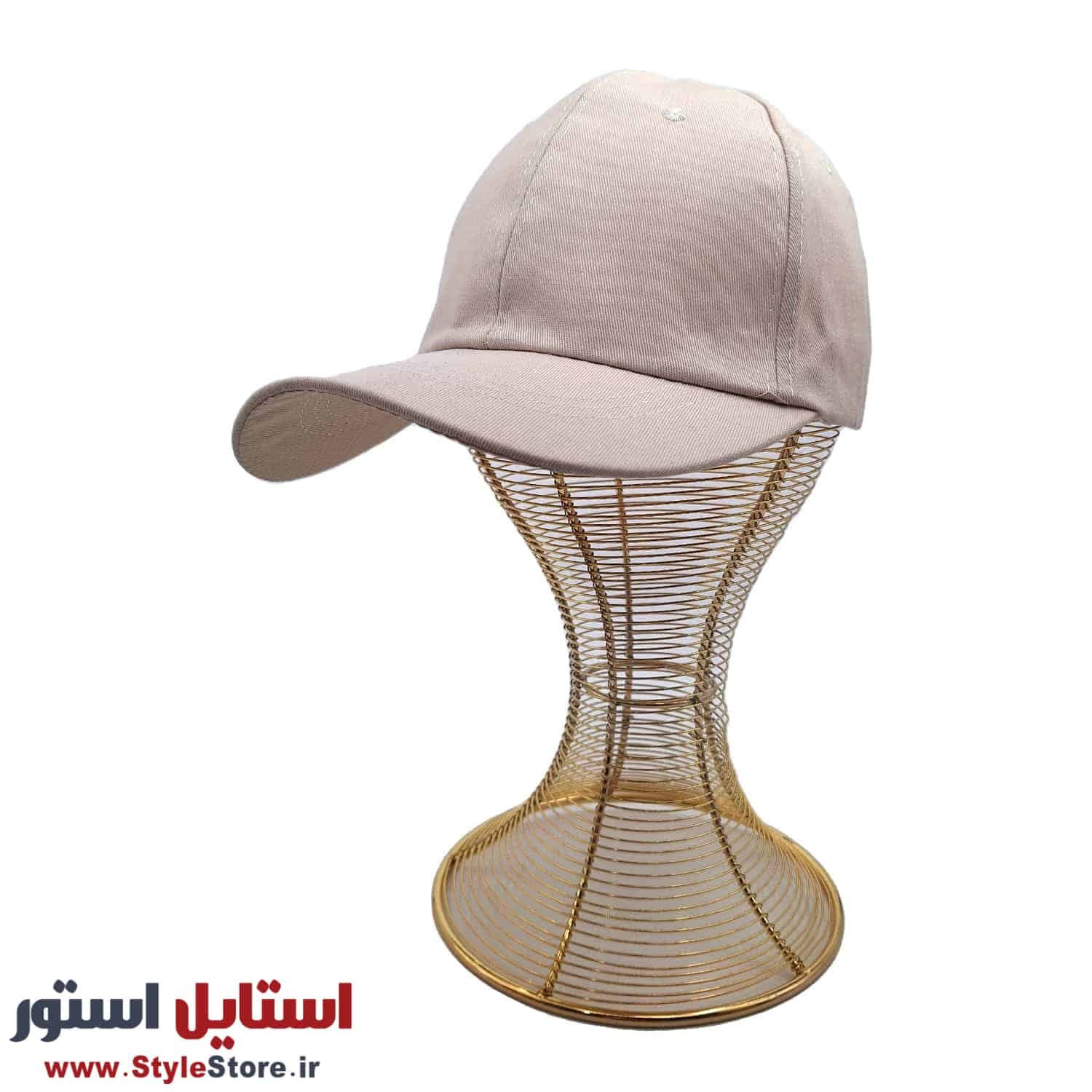 کلاه کپ ساده مدل کتان کد 1356 — تصویر ۳