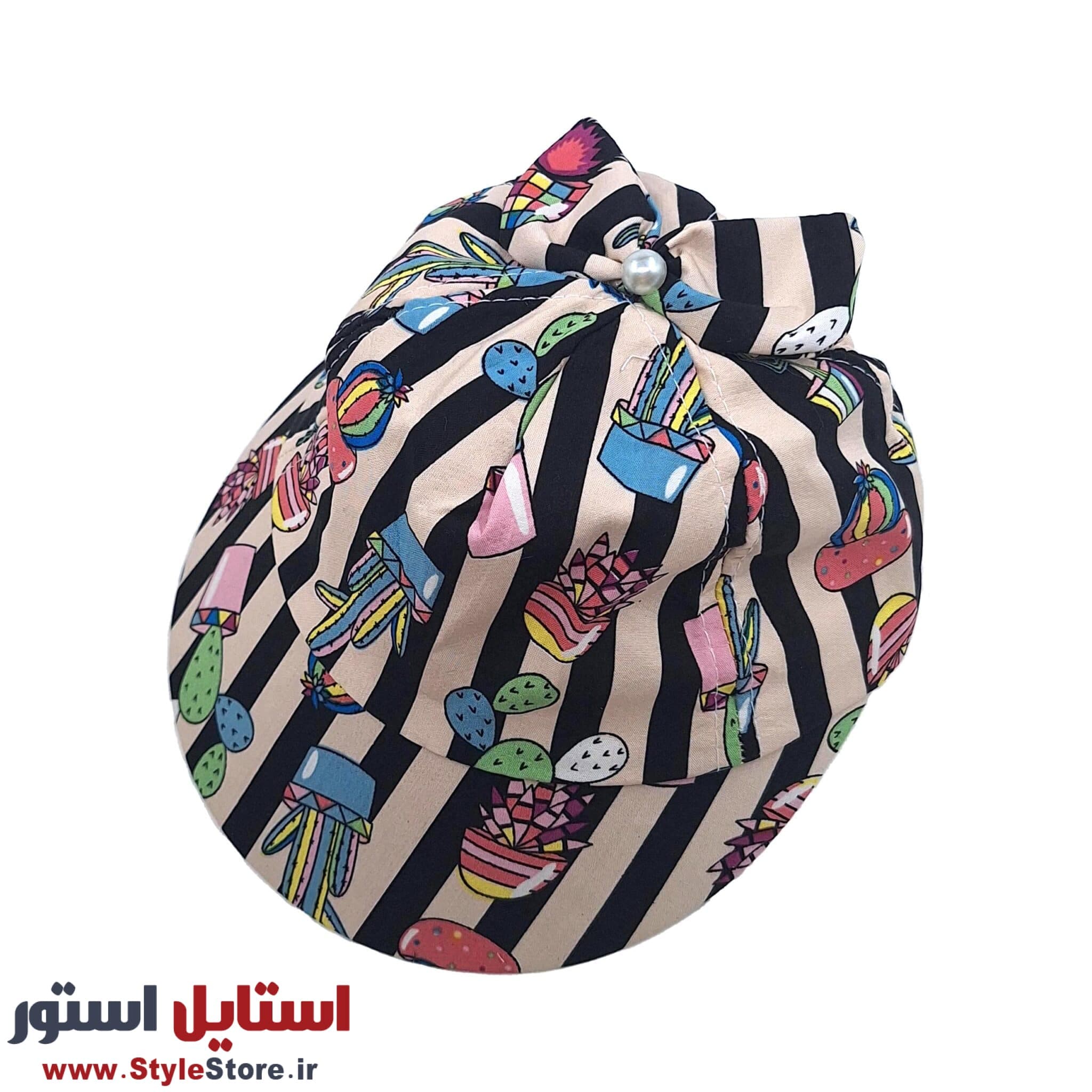 کلاه نوزادی طرح کاکتوس کد 1293
