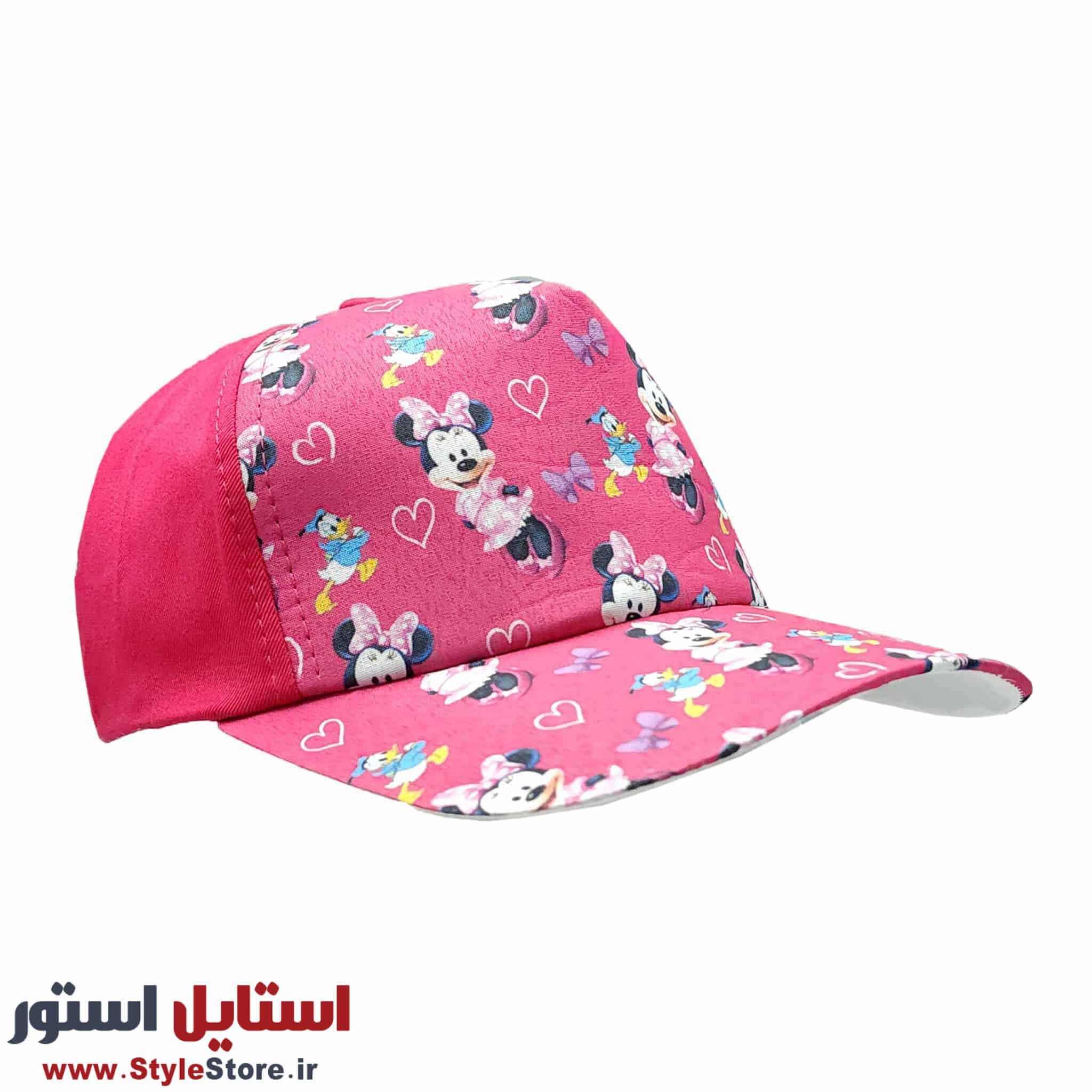 کلاه کپ دخترانه طرح میکی موس کد 51638