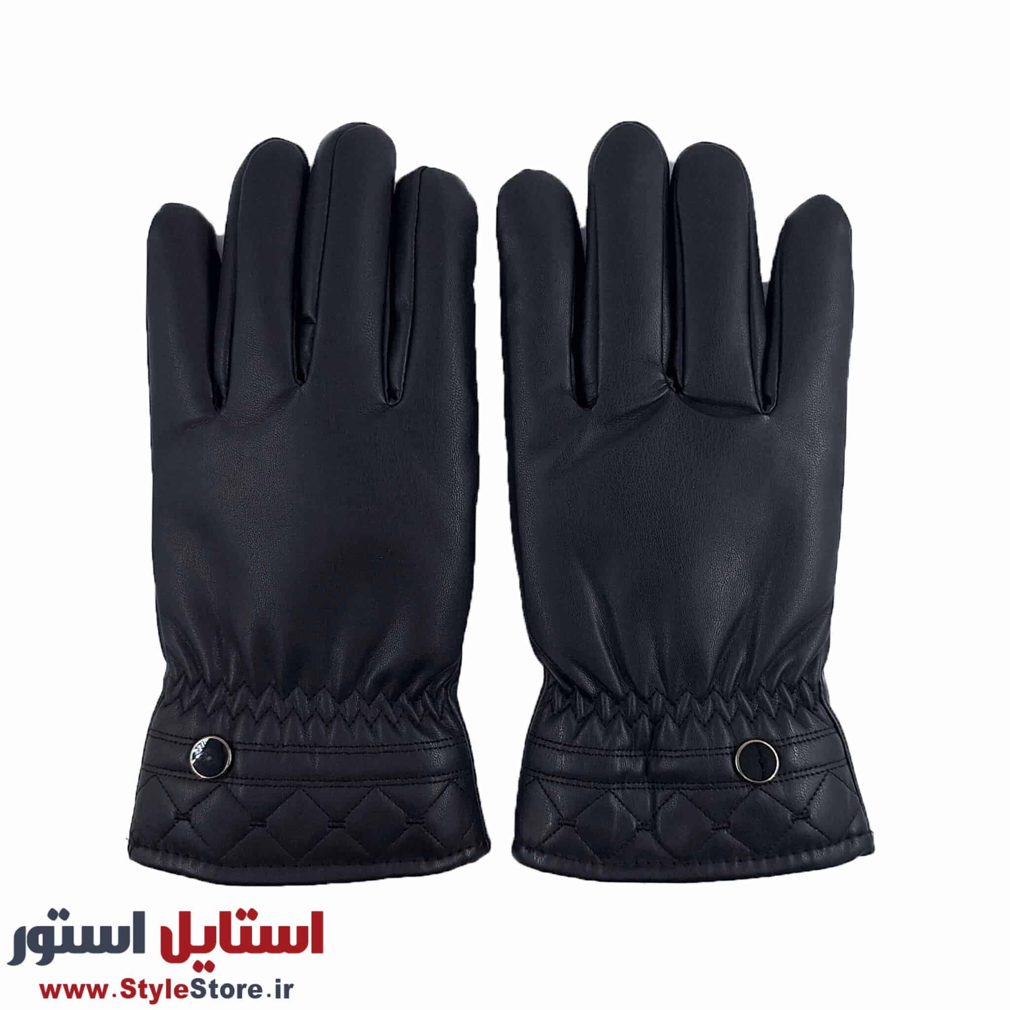 دستکش چرم مردانه مدل GREEN کد 1096 — تصویر ۲