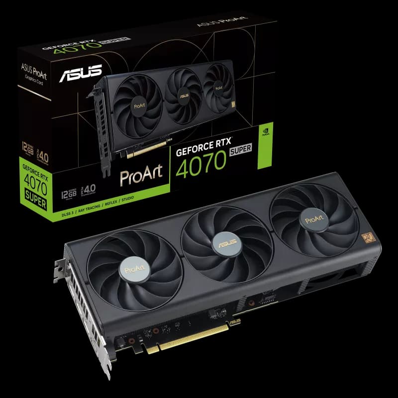 کارت گرافیک مدل Asus ProArt GeForce RTX 4070 SUPER ایسوس