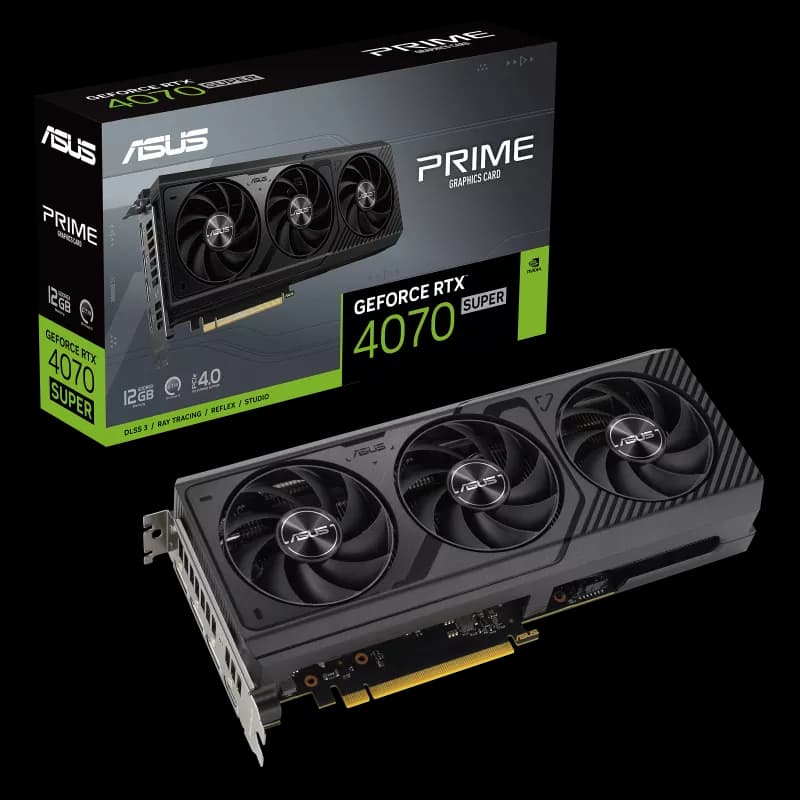کارت گرافیک مدل Asus PRIME GeForce RTX 4070 SUPER ایسوس