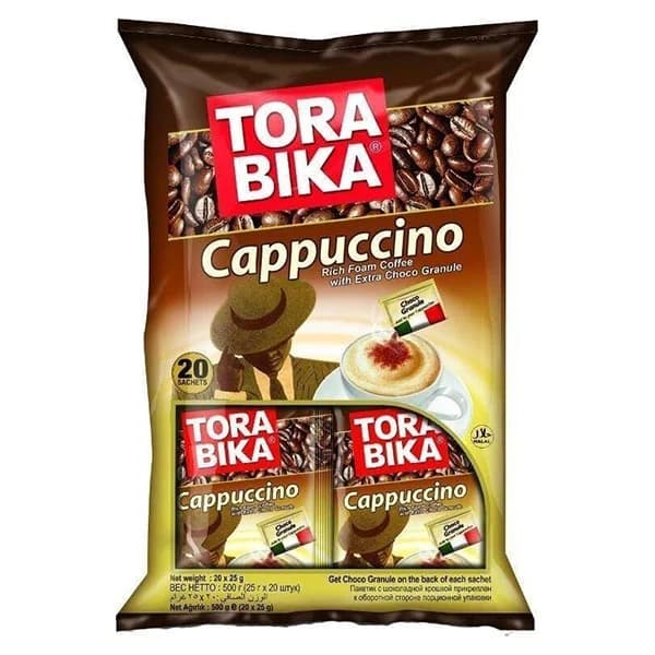 کاپوچینو تورابیکا بسته 20 عددی 500 گرم