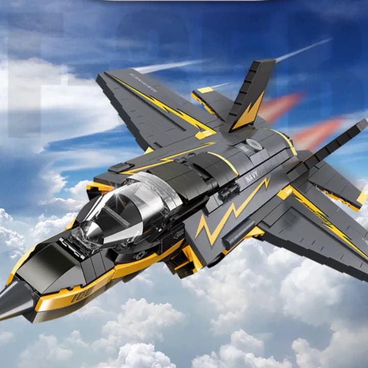 لگو جت جنگی مدل F-35 برند JIE STAR کد 58092 — تصویر ۳