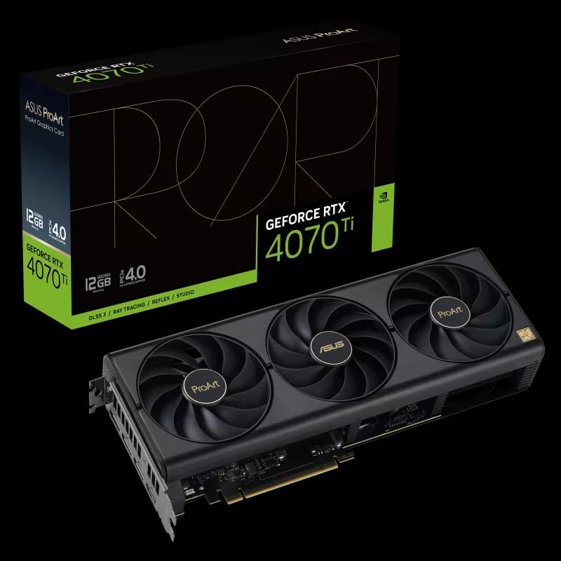کارت گرافیک مدل Asus ProArt GeForce RTX 4070 Ti OC ایسوس