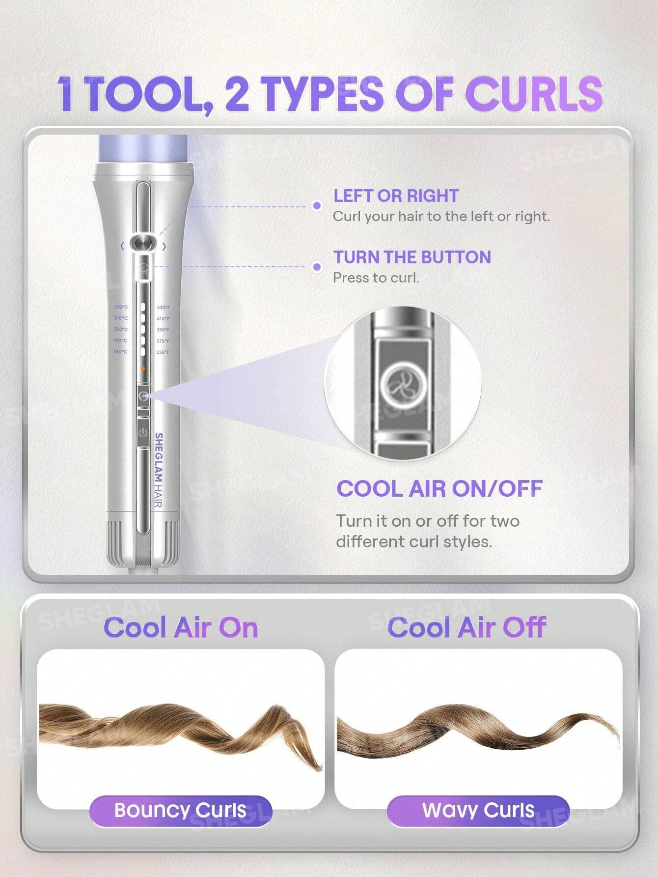 کرلی شیگلم ایرفلو Sheglam One Touch Airflow Styler Pro