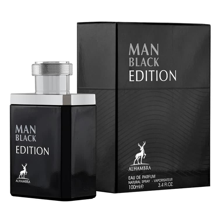 ادو پرفیوم مردانه Maison Alhambra Man Black Edition حجم 100 میلی لیتر — تصویر ۲