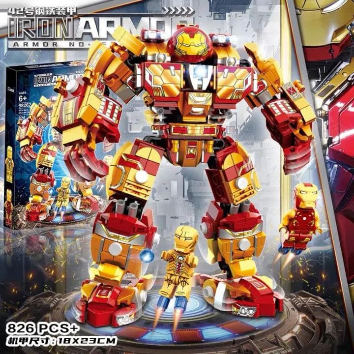 لگو هالک باستر و آیرونمن برند ARMOR کد 98262