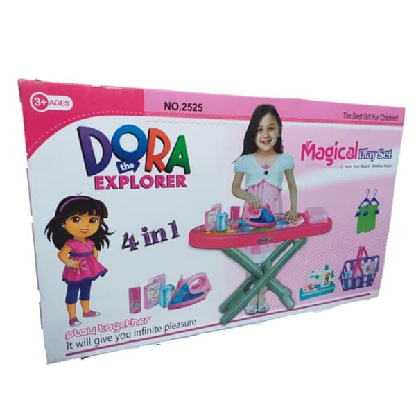 ست اسباب بازی اتو و میز اتو مدل Dora Magical کد 0015 — تصویر ۳