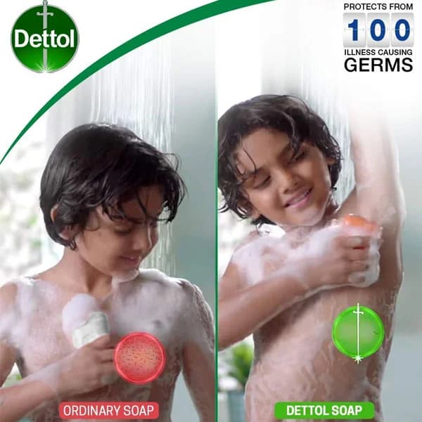صابون دتول آنتی باکتریال اورجینال حجم 100 گرم — تصویر ۴