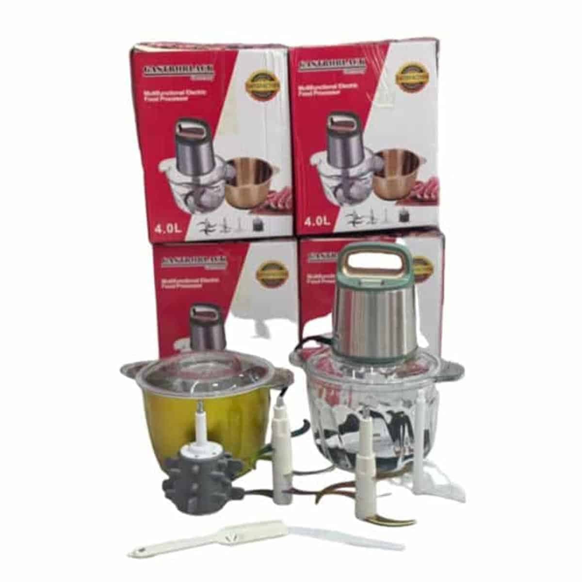 سوپر خردکن گاستروبک دو کاسه 3000 وات 4 لیتر Gastroblack germany