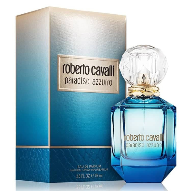ادو پرفیوم زنانه roberto cavalli Paradiso Azzurro حجم 75 میلی لیتر — تصویر ۲
