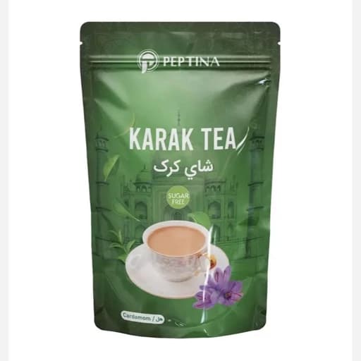 چای کرک هل پاکت 500 گرمی بدون شکر شیرین شده با استویا پپتینا
