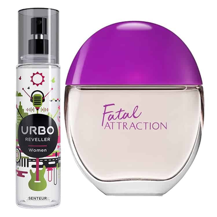 ادو پرفیوم زنانه Art and Parfum Fatal Attraction به همراه بادی اسپلش URBO Reveller حجم 100 میلی لیتر