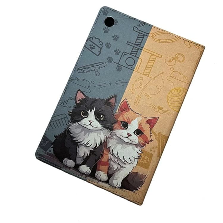 کیف کلاسوری تبلت Xiaomi Redmi Pad Pro مدل گربه طرح دار فانتزی چرمی دوردوخت 12.1 اینچ — تصویر ۶