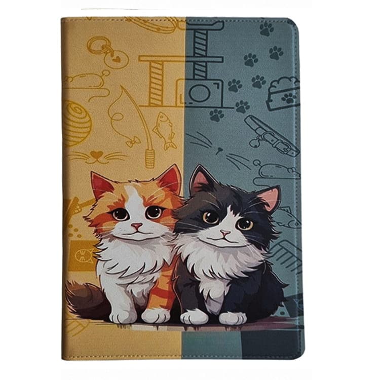 کیف کلاسوری تبلت Xiaomi Redmi Pad se مدل گربه طرح دار فانتزی چرمی دوردوخت 11 اینچ — تصویر ۲