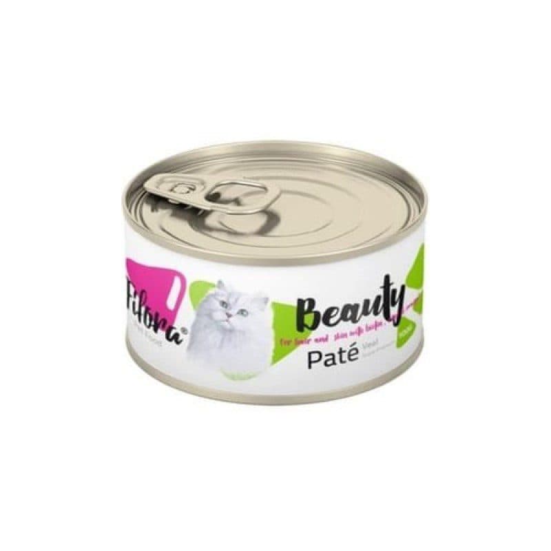 کنسرو گربه پته فیفورا بیوتی با طعم گوشت گوساله وزن 120 گرم