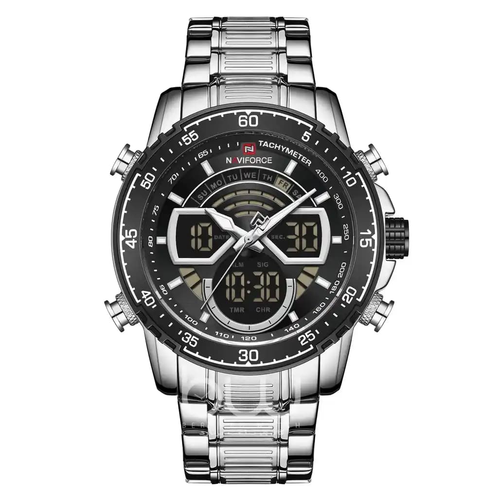 ساعت نیوی فورس مردانه | Naviforce 9189 Silver