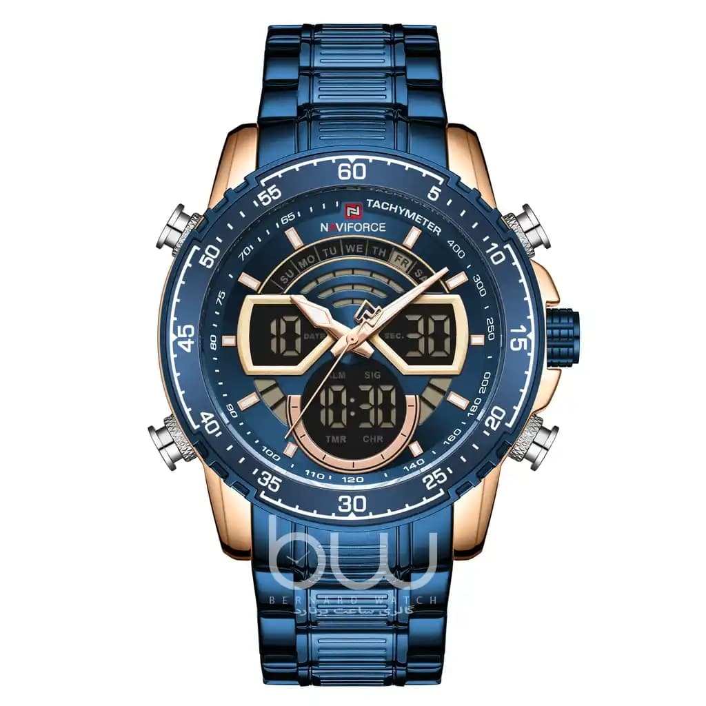 ساعت نیوی فورس مردانه | Naviforce 9189 Blue