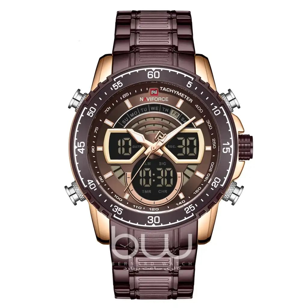 ساعت نیوی فورس مردانه | Naviforce 9189 Brown