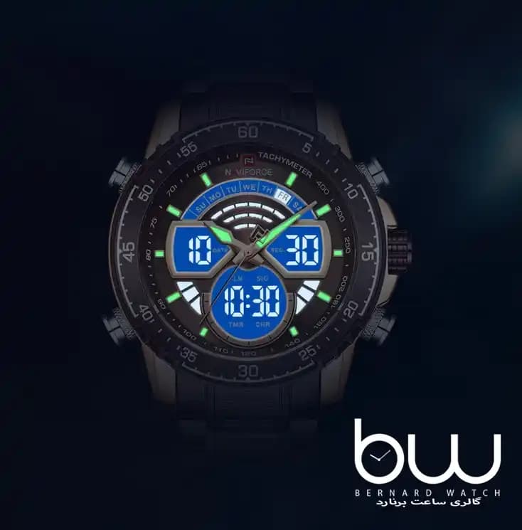 ساعت نیوی فورس مردانه | Naviforce 9189 Brown — تصویر ۳