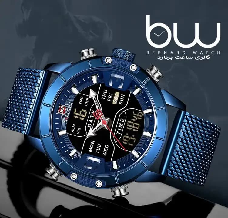 ساعت مچی نیوی فورس مردانه | Naviforce 9153 Blue — تصویر ۲