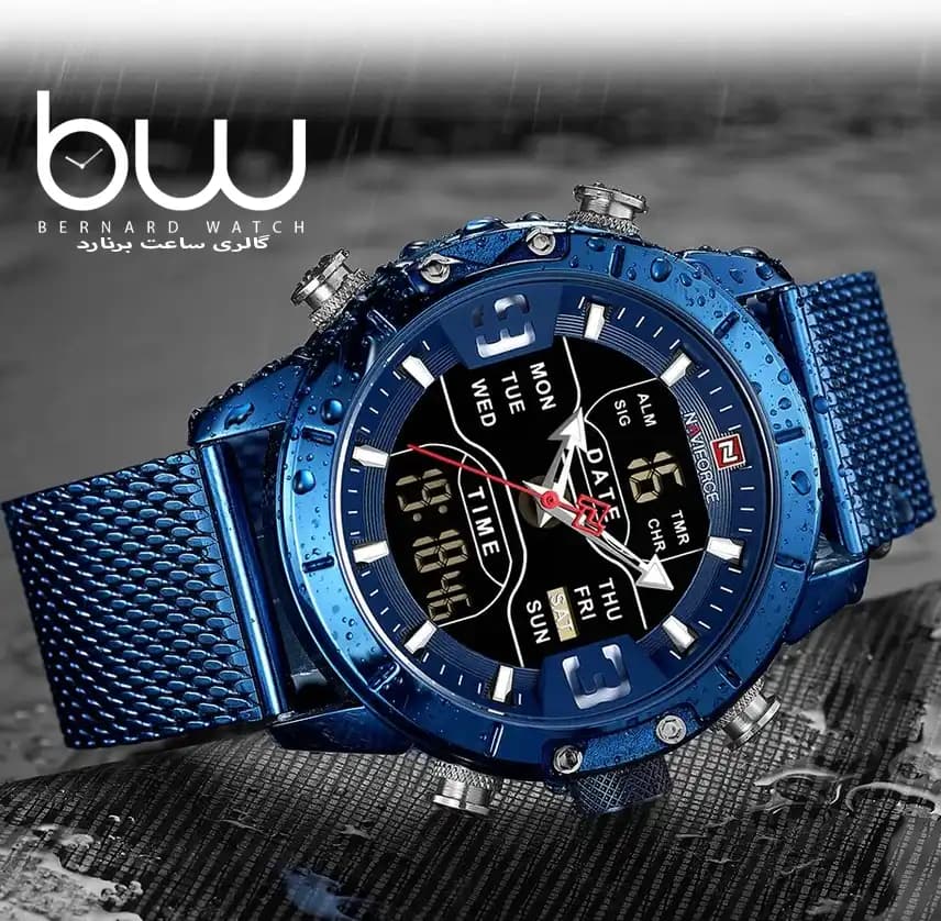 ساعت مچی نیوی فورس مردانه | Naviforce 9153 Blue — تصویر ۳