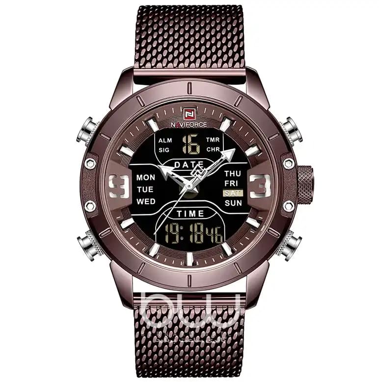 ساعت مچی نیوی فورس مردانه | Naviforce 9153 Brown