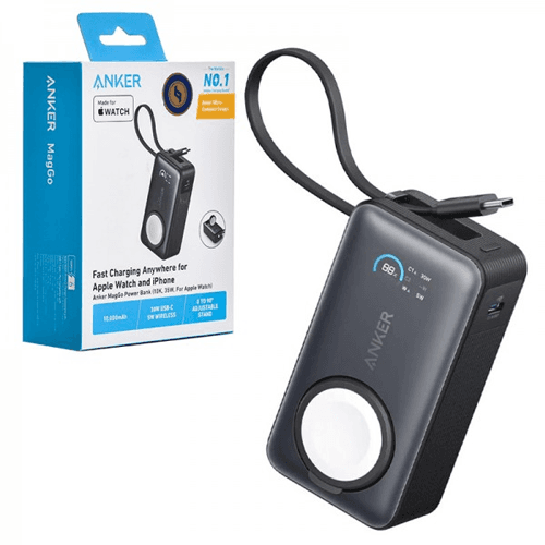 پاوربانک انکر مدل Anker A1657H11 ظرفیت 10000mAh مناسب برای Apple Watch/iPhone — تصویر ۲