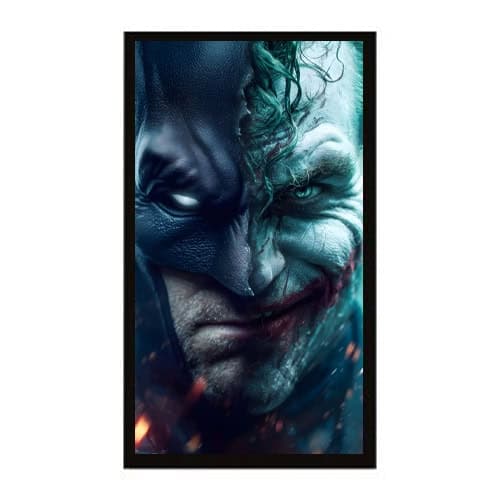 تابلو گیمینگ مخمل 35×65 طرح – Batman And Joker