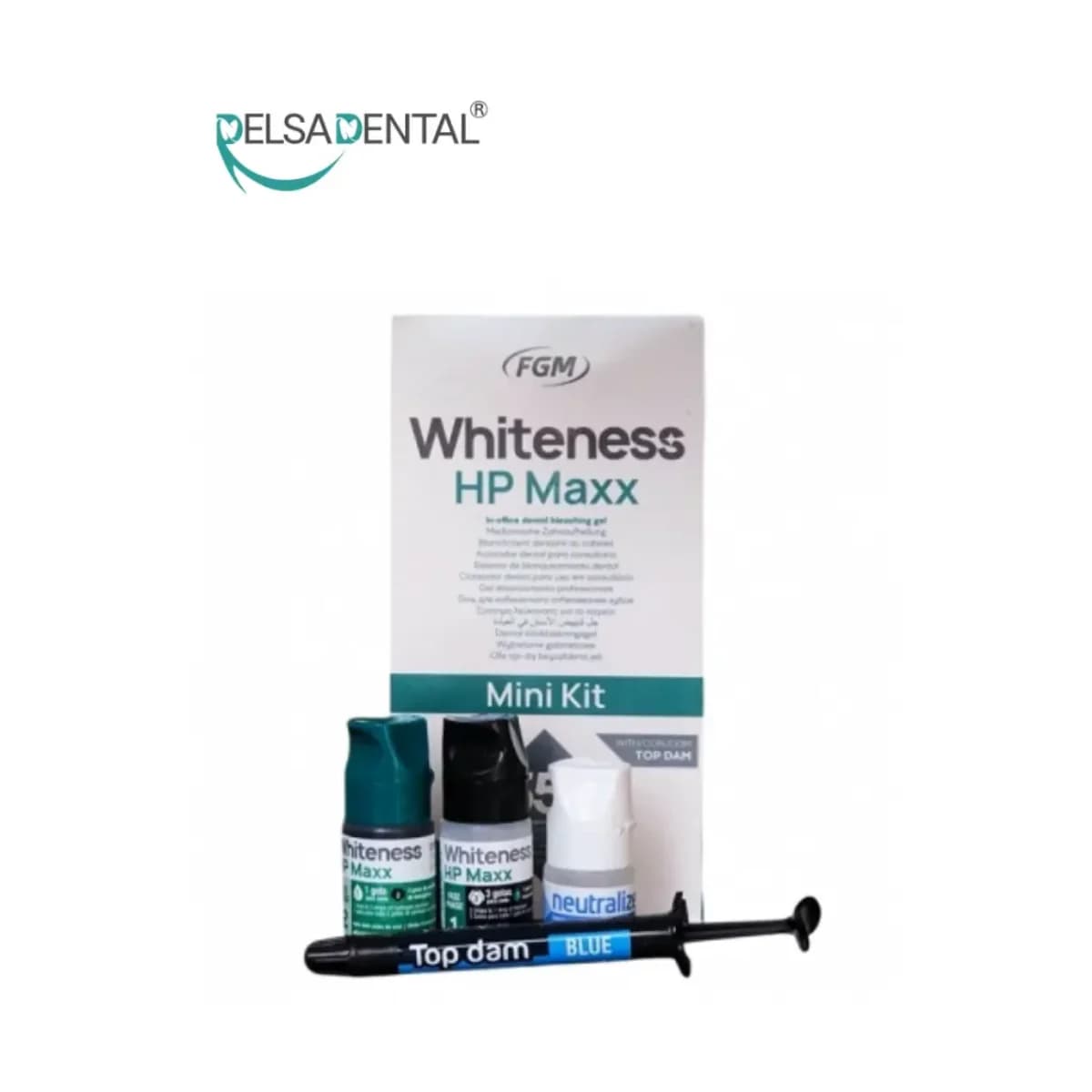 کیت بلیچینگ نوری مطب ۳۵% FGM Whiteness HP Maxx — تصویر ۳