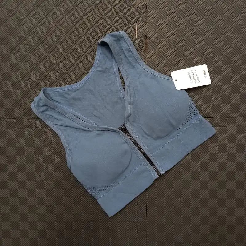 نیمتنه ورزشی زنانه سیملس زیپ دار NT-Z42 — تصویر ۳