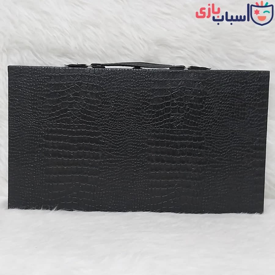 تخته نرد چوبی MDF چرمی کیفی کد 143 — تصویر ۲