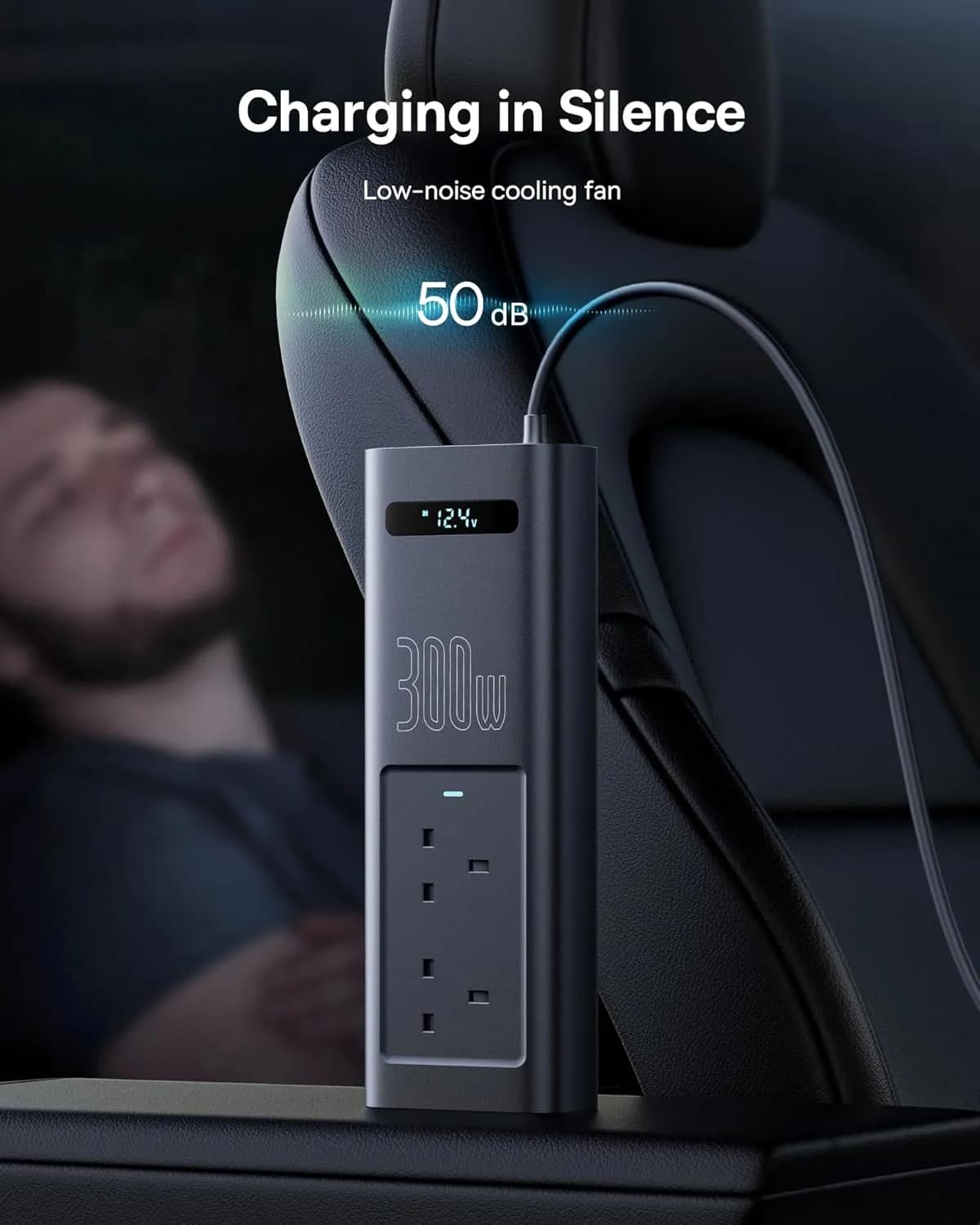 اینورتر 300 وات بیسوس Baseus 300W Car Power Inverter BS-CI30-05 — تصویر ۵