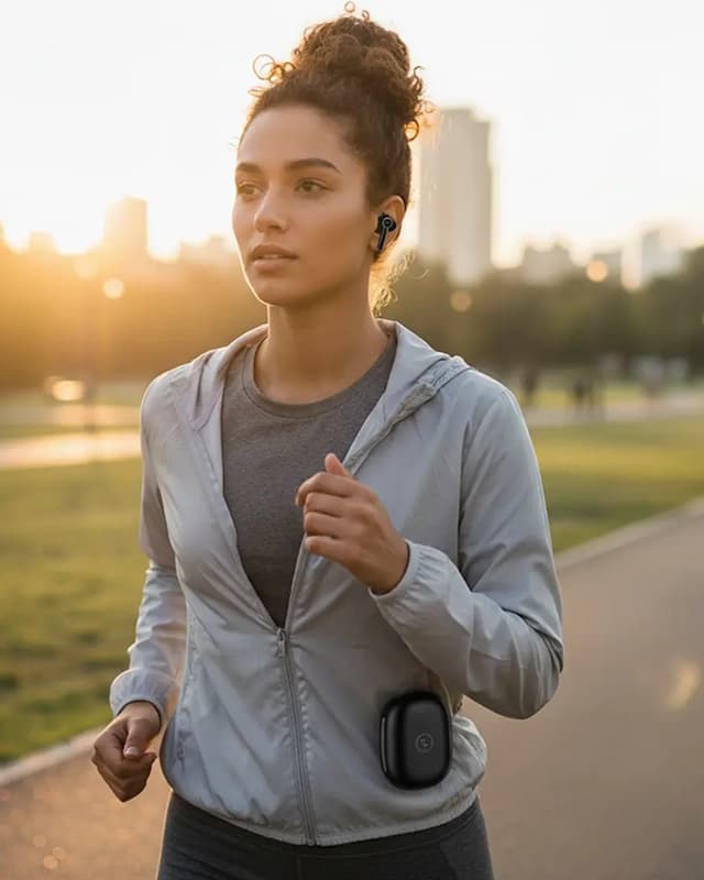 هدفون بی سیم پاورولوژی Powerology Saba Earbuds PWYX55 — تصویر ۳