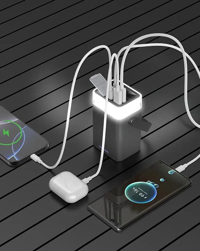پاوربانک 40000 میلی آمپر پاورولوژی Powerology Halo Beam 40000mAh Power Bank PPBCHA92BK — تصویر ۲