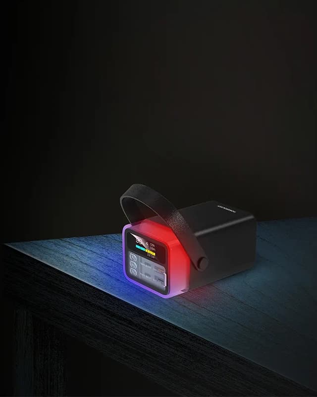 پاوربانک 40000 میلی آمپر پاورولوژی Powerology Halo Beam 40000mAh Power Bank PPBCHA92BK — تصویر ۳
