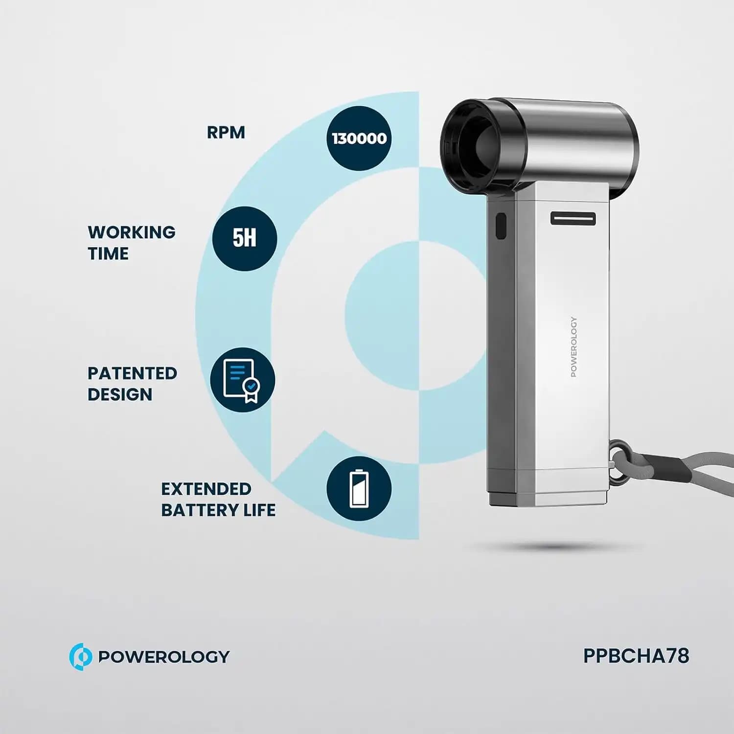 جت فن پاورولوژی Powerology Jet Fan & Vacuum PP078 — تصویر ۷