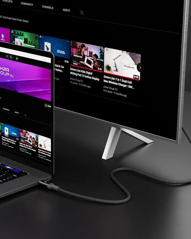 کابل تبدیل USB-C به HDMI پاورولوژی Powerology PowerSync Flex 4K PC028 — تصویر ۲