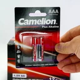 باطری نیم قلمی Camelion Plus Alkaline AAA باتریجدید — تصویر ۳