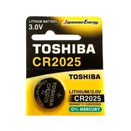 باطری سکه ای توشیبا مدل CR 2025 کد 9498 — تصویر ۲