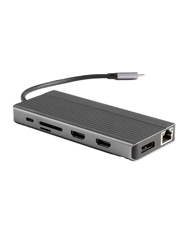 هاب دیتا 13 پورت پاورولوژی Powerology 13-in-1 USB-C Hub P131HBCGY — تصویر ۳