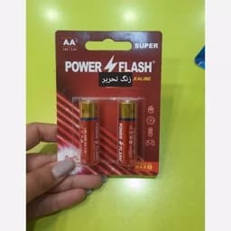 باطری قلمی 2 عددی power flash — تصویر ۲